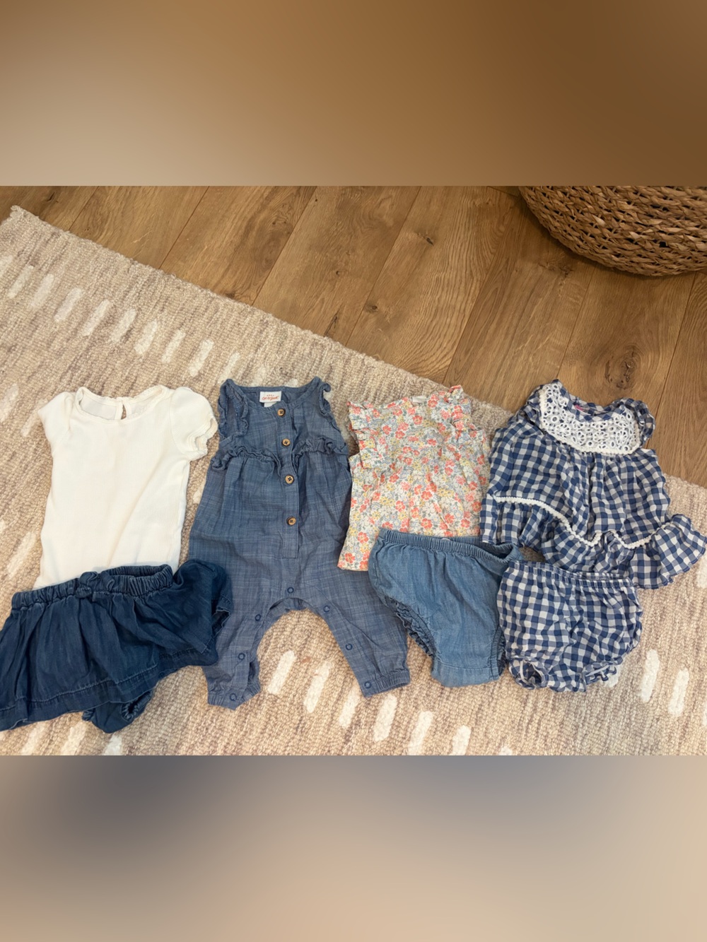6m The Gap baby girl denim bundle